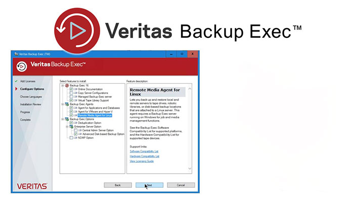 backup exec 16 migration to another server