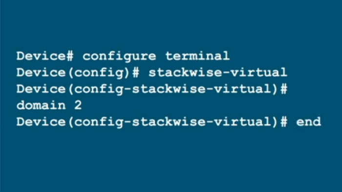 StackWise Virtual Configuration