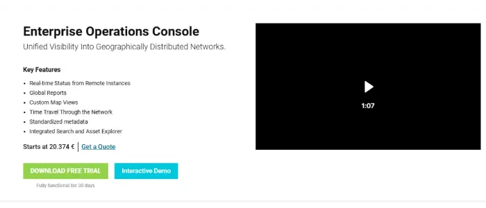 SolarWinds EOC Pricing
