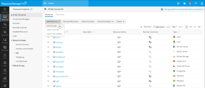 ManageEngine Password Manager features