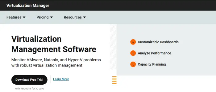 SolarWinds VM Pricing