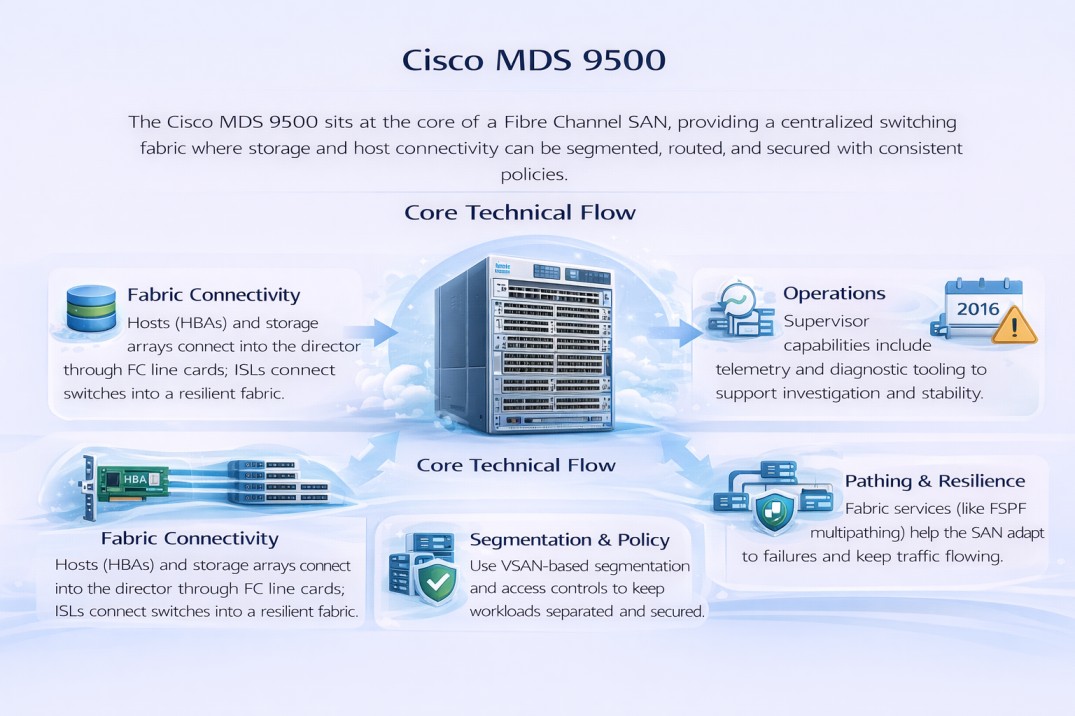 Cisco MDS 9500 overview