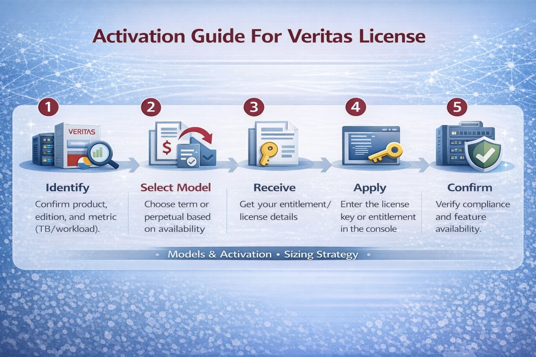 Veritas License activation guide 