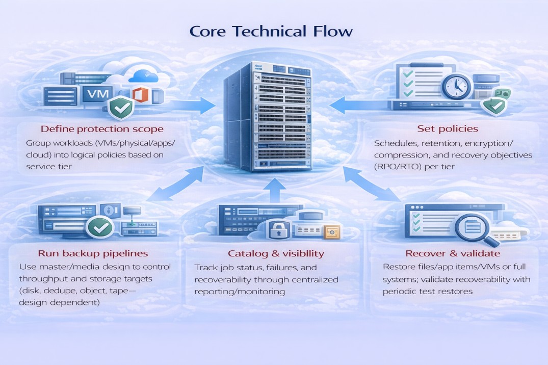 Veritas NetBackup technical core overview
