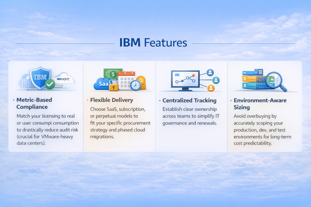 IBM license overview 