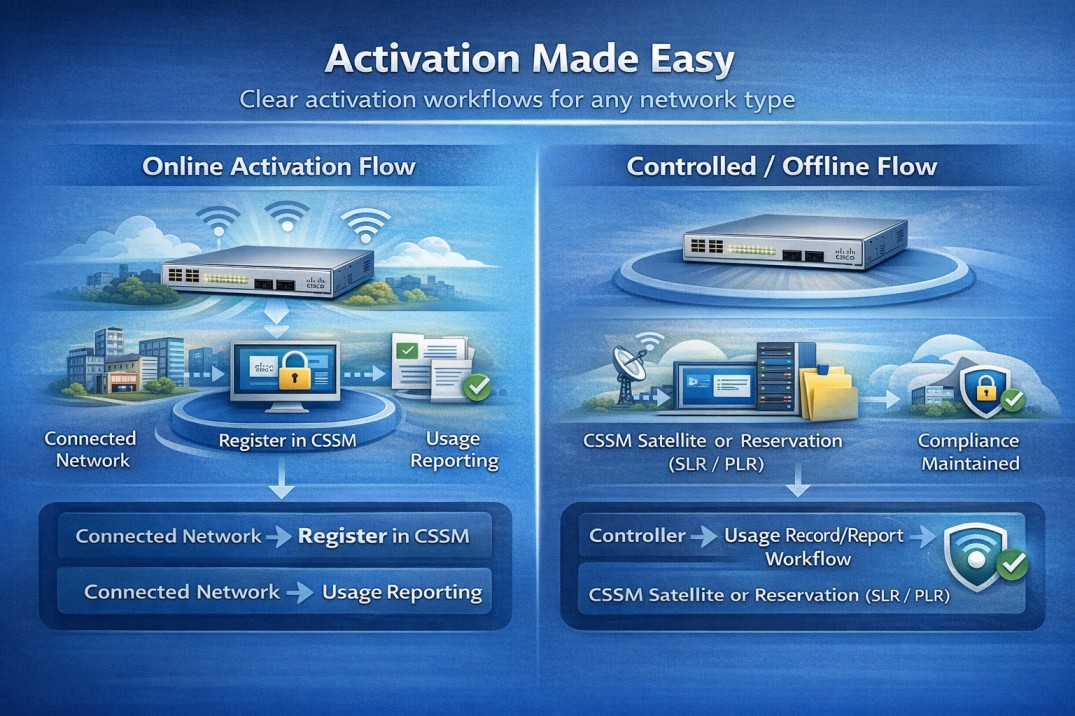 cisco catalyst 9800 activation guide line
