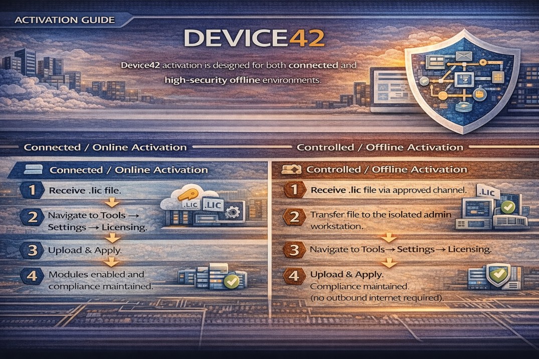 Device42 APM activation