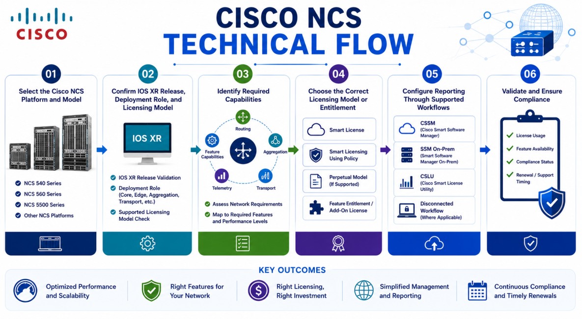 Cisco NCS technical flow