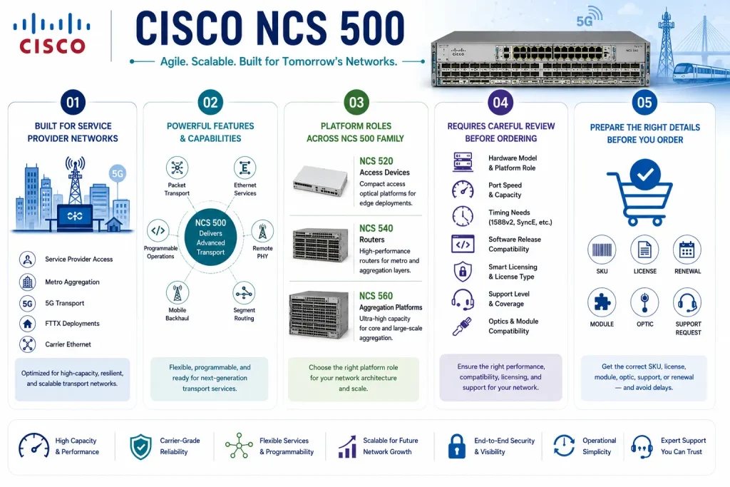 Cisco NCS 500 license