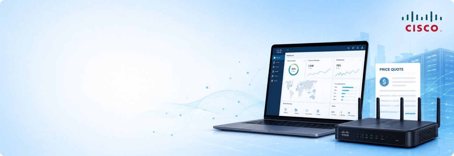Cisco Router price quote banner