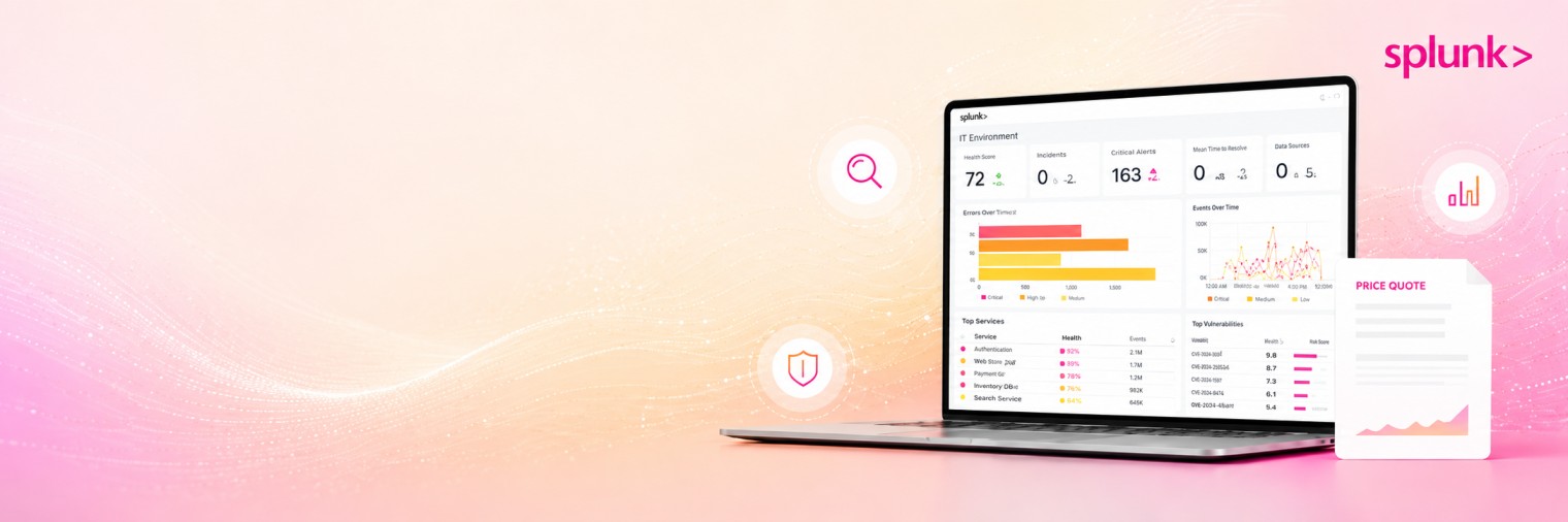 Splunk price quote banner