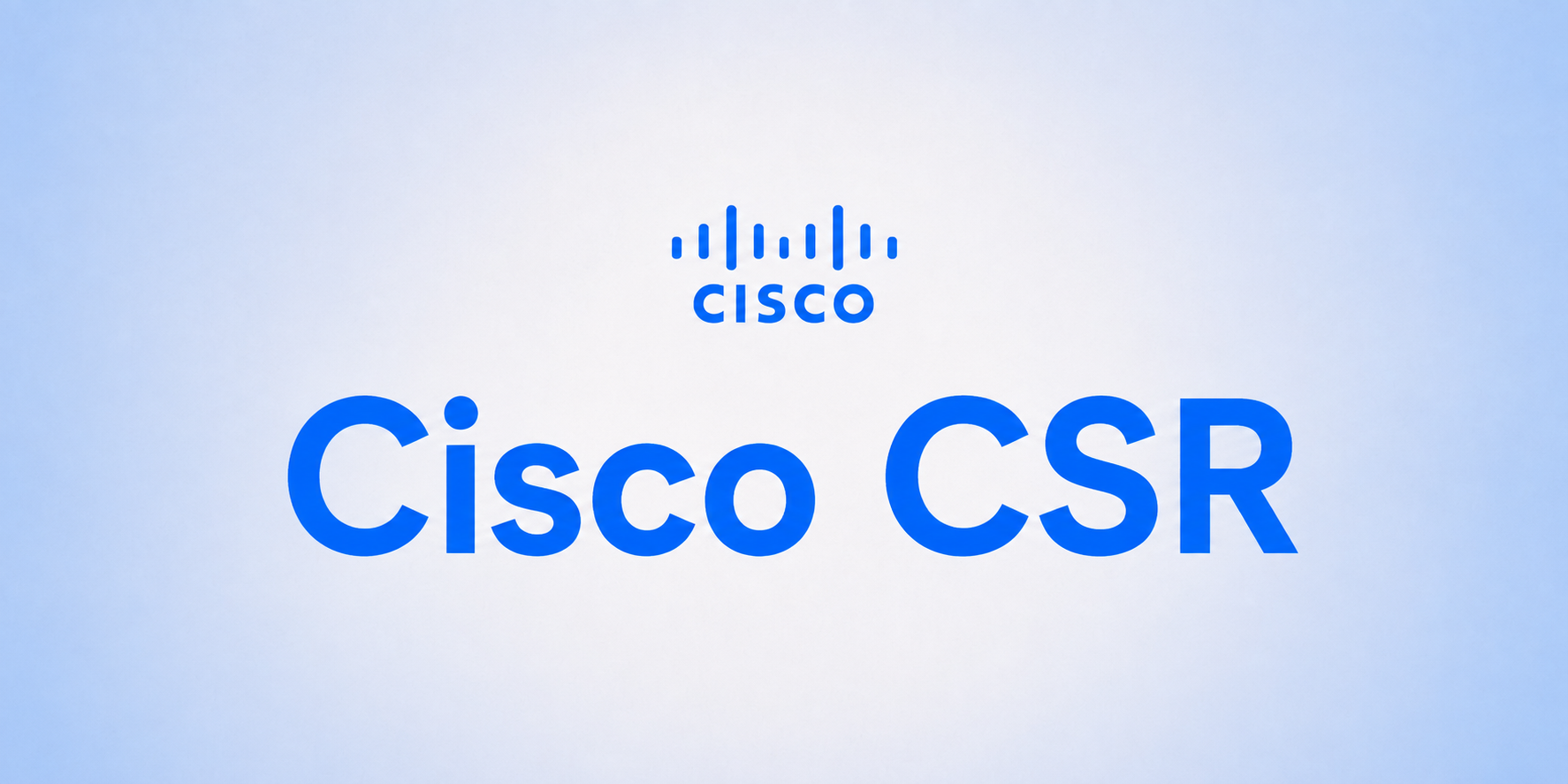 Cisco CSR License