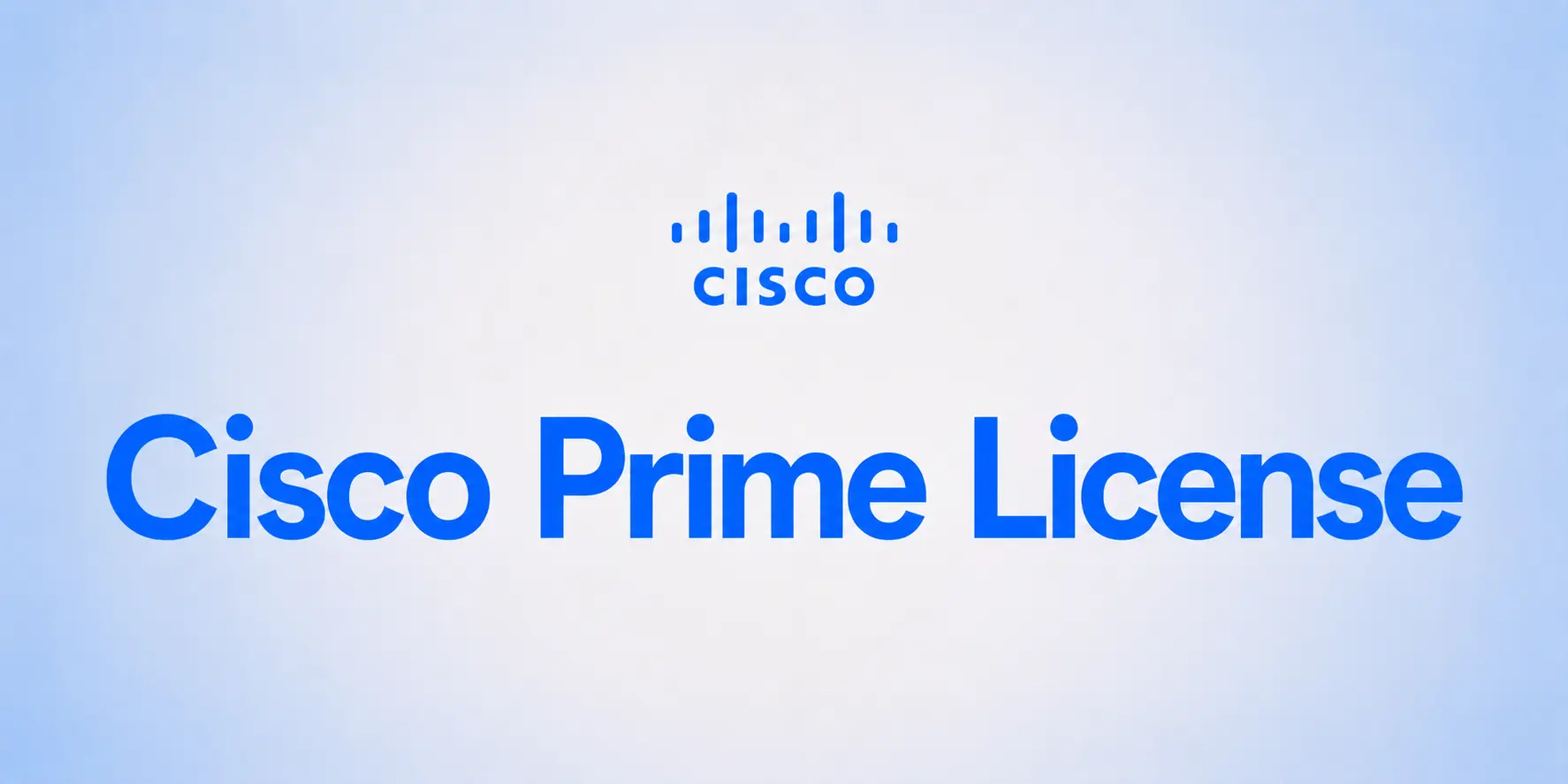 Cisco Prime License