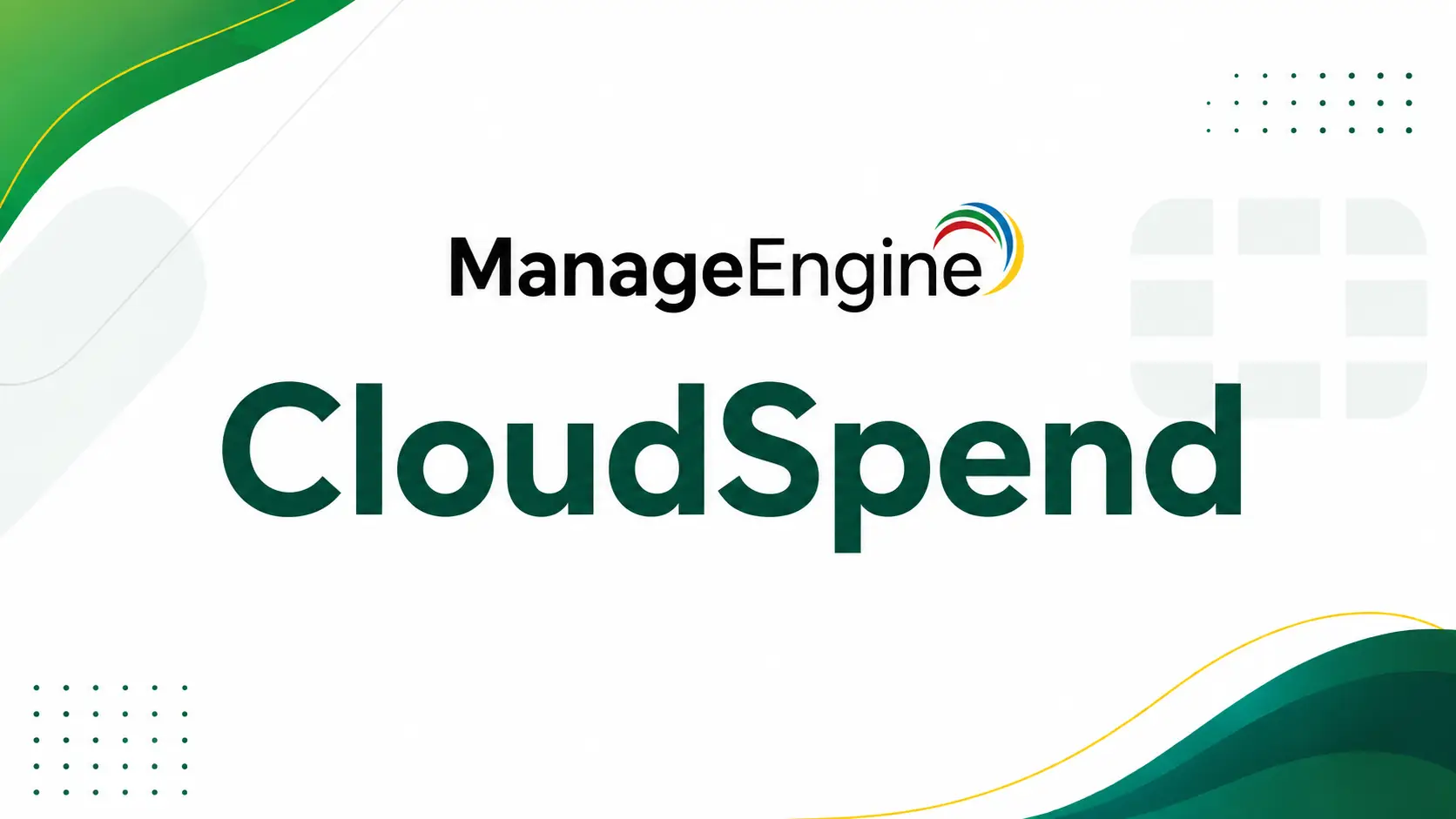ManageEngine CloudSpend