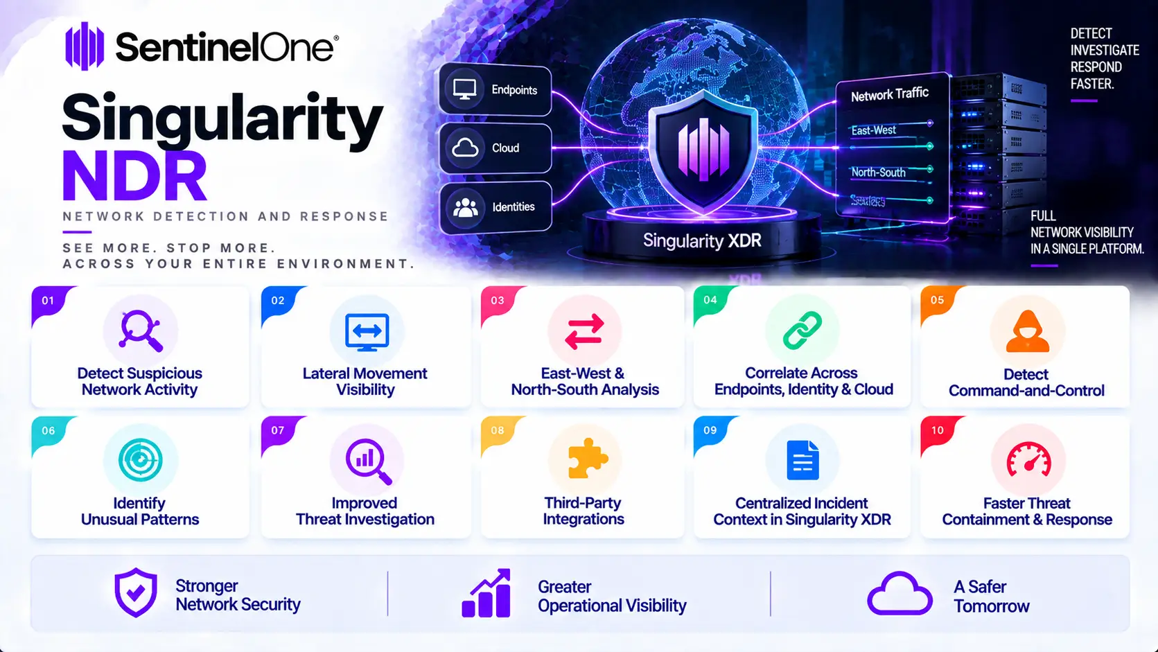 Singularity NDR benefits