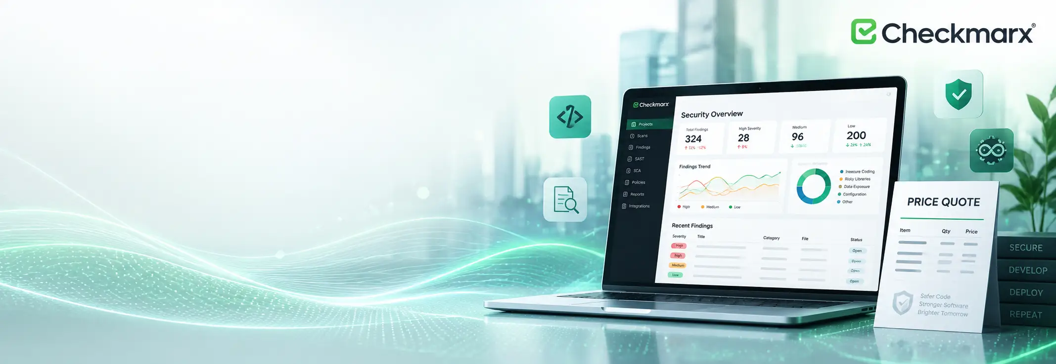 Checkmarx price quote banner