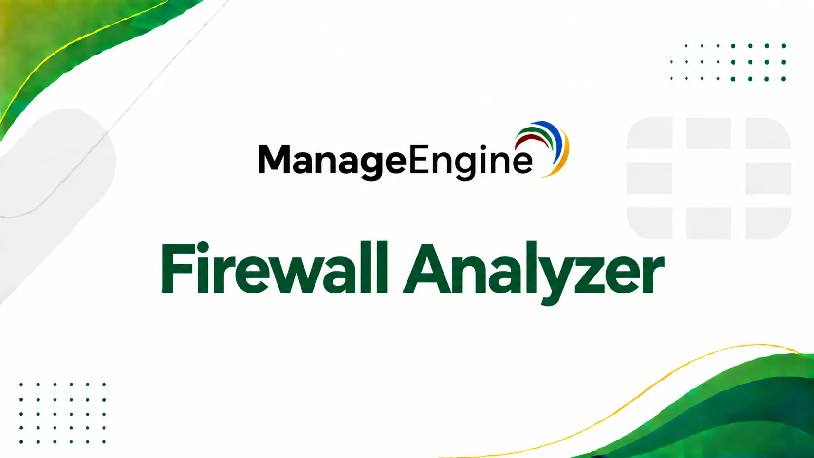 manageengine firewall analyzer
