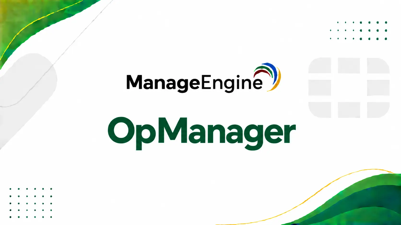 manageengine opmanager
