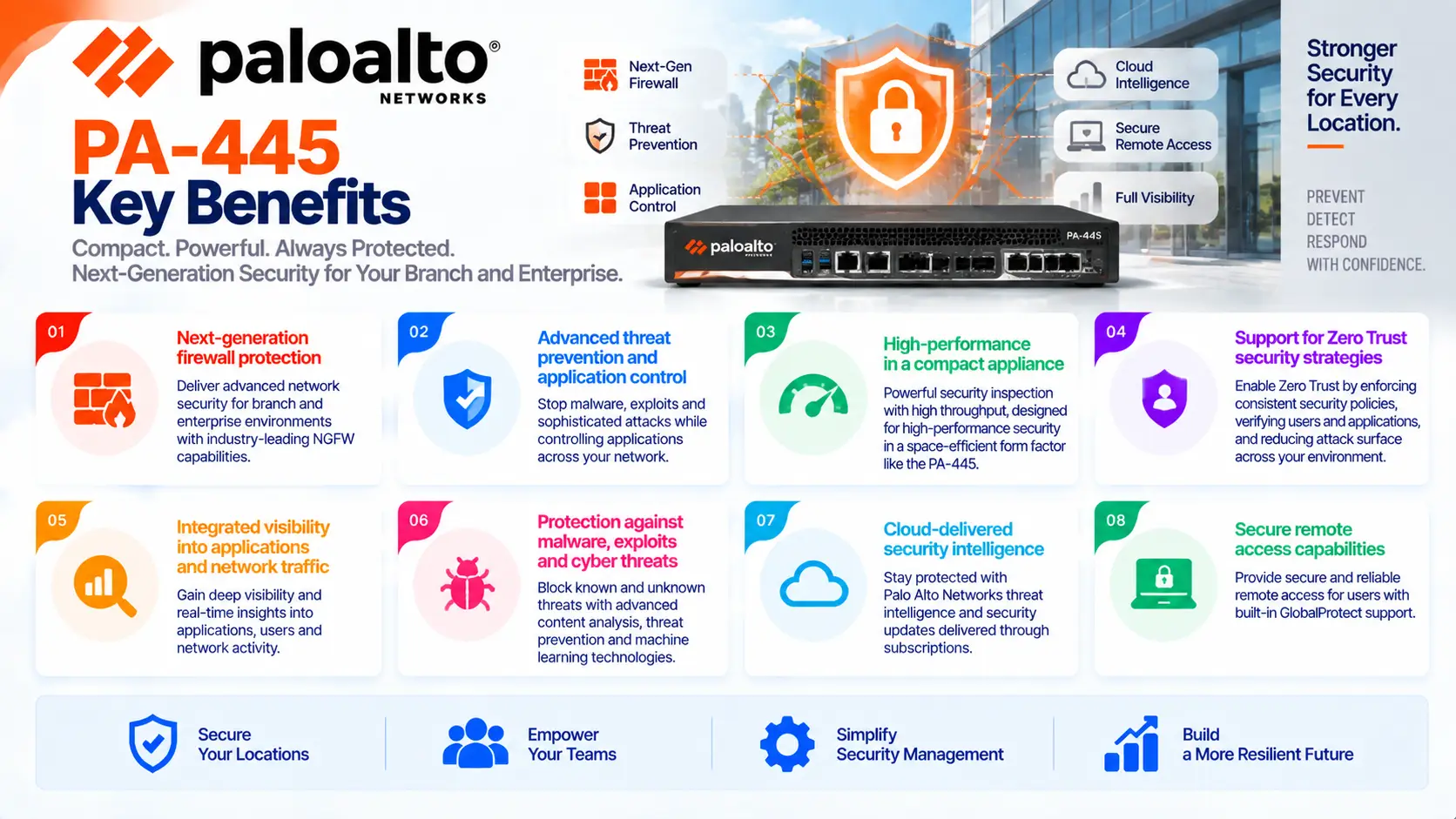 palo alto pa-445 benefits