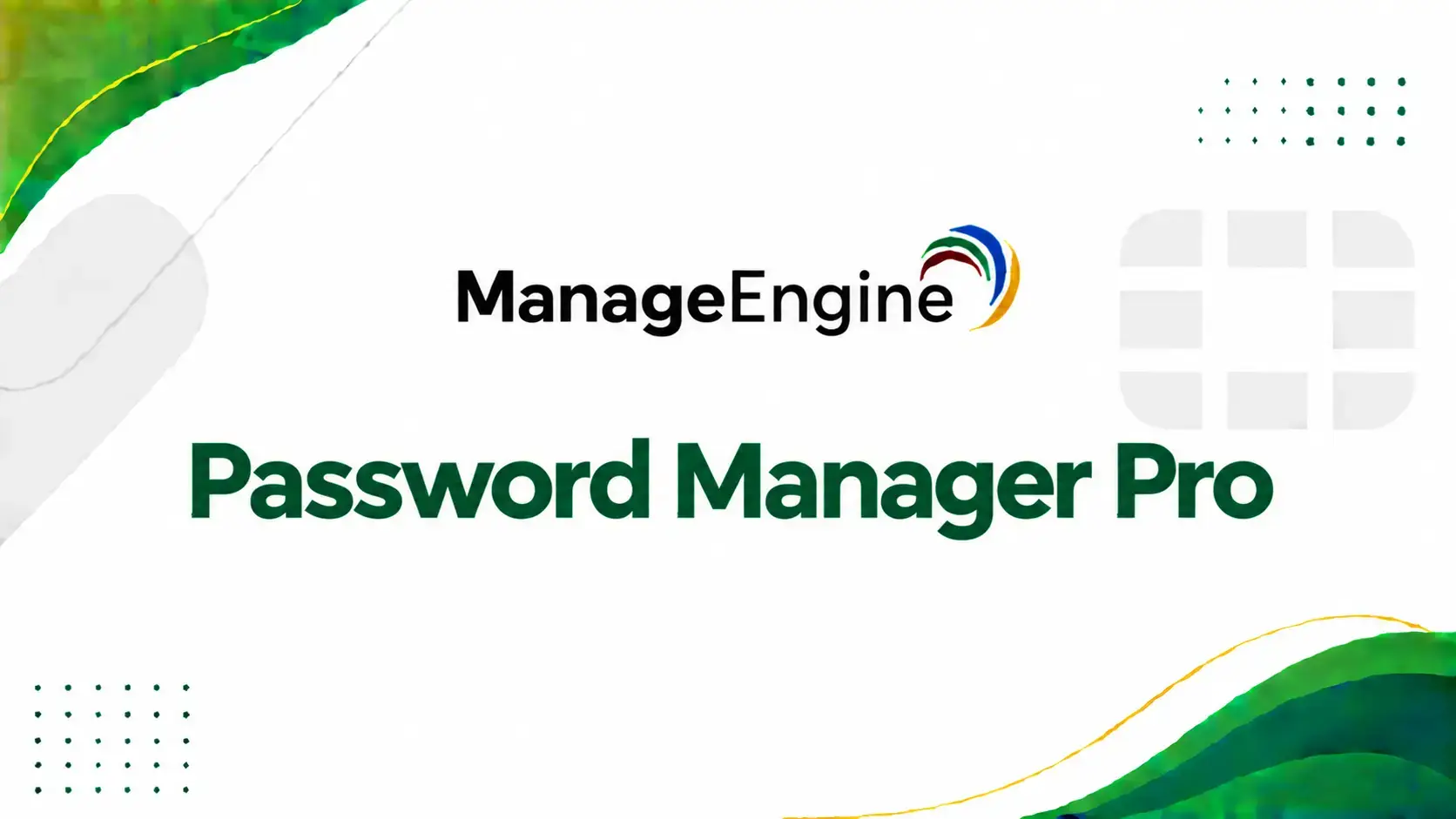 ManageEngine Password Manager Pro