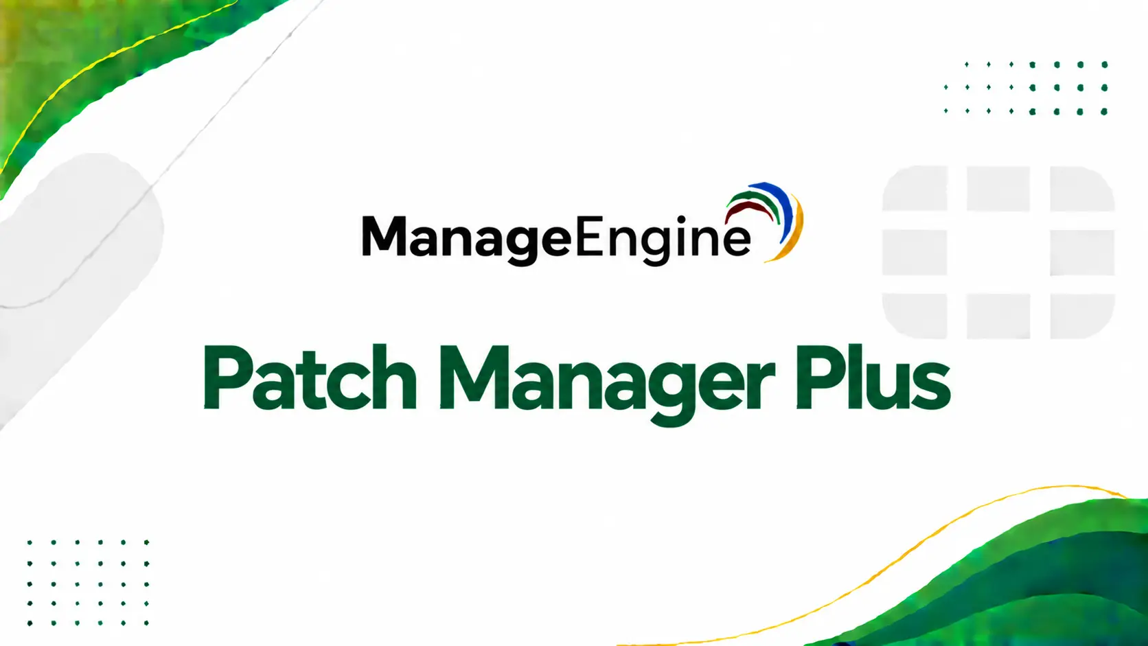 ManageEngine Patch manager Plus