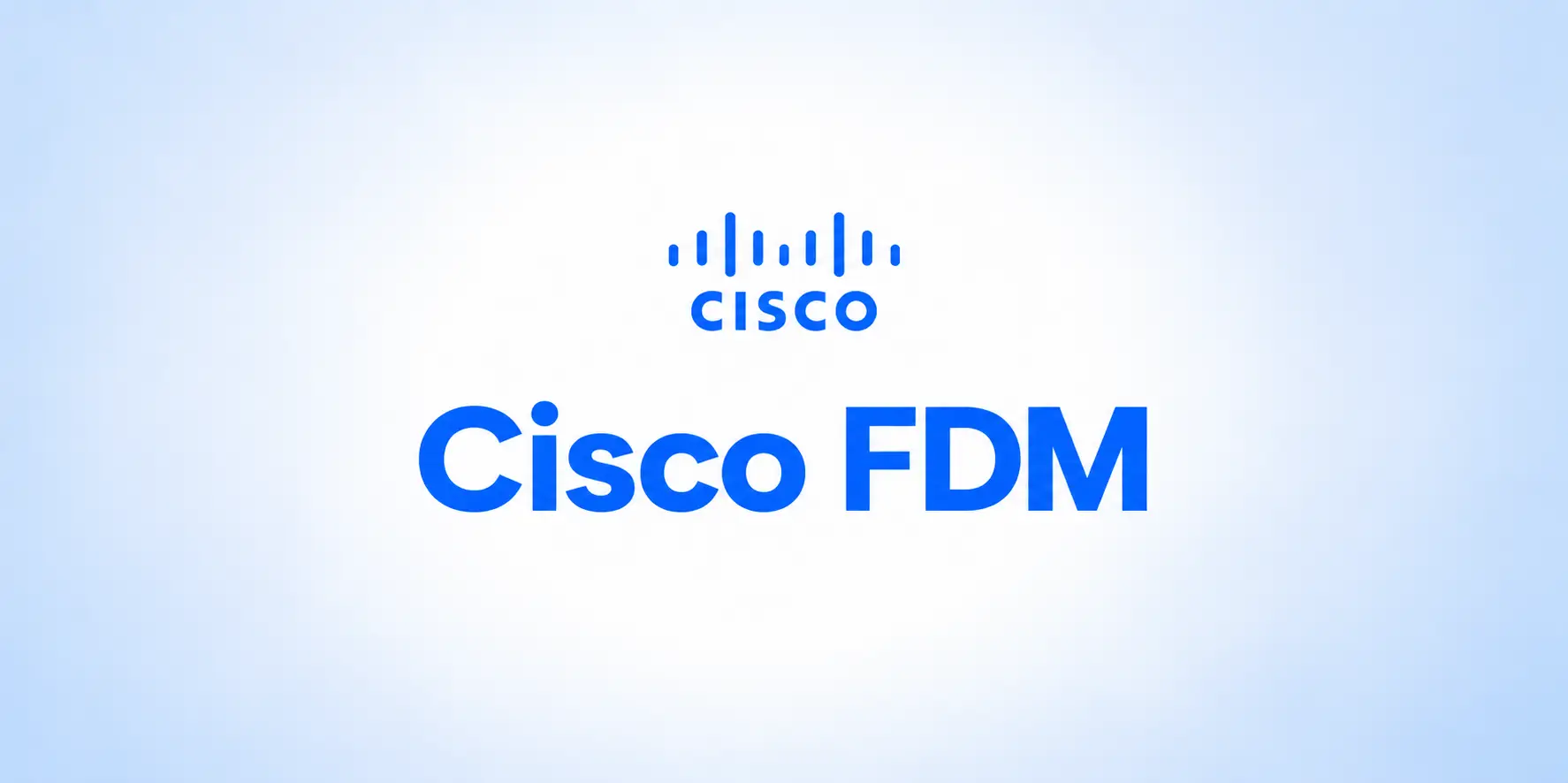 Cisco FDM License