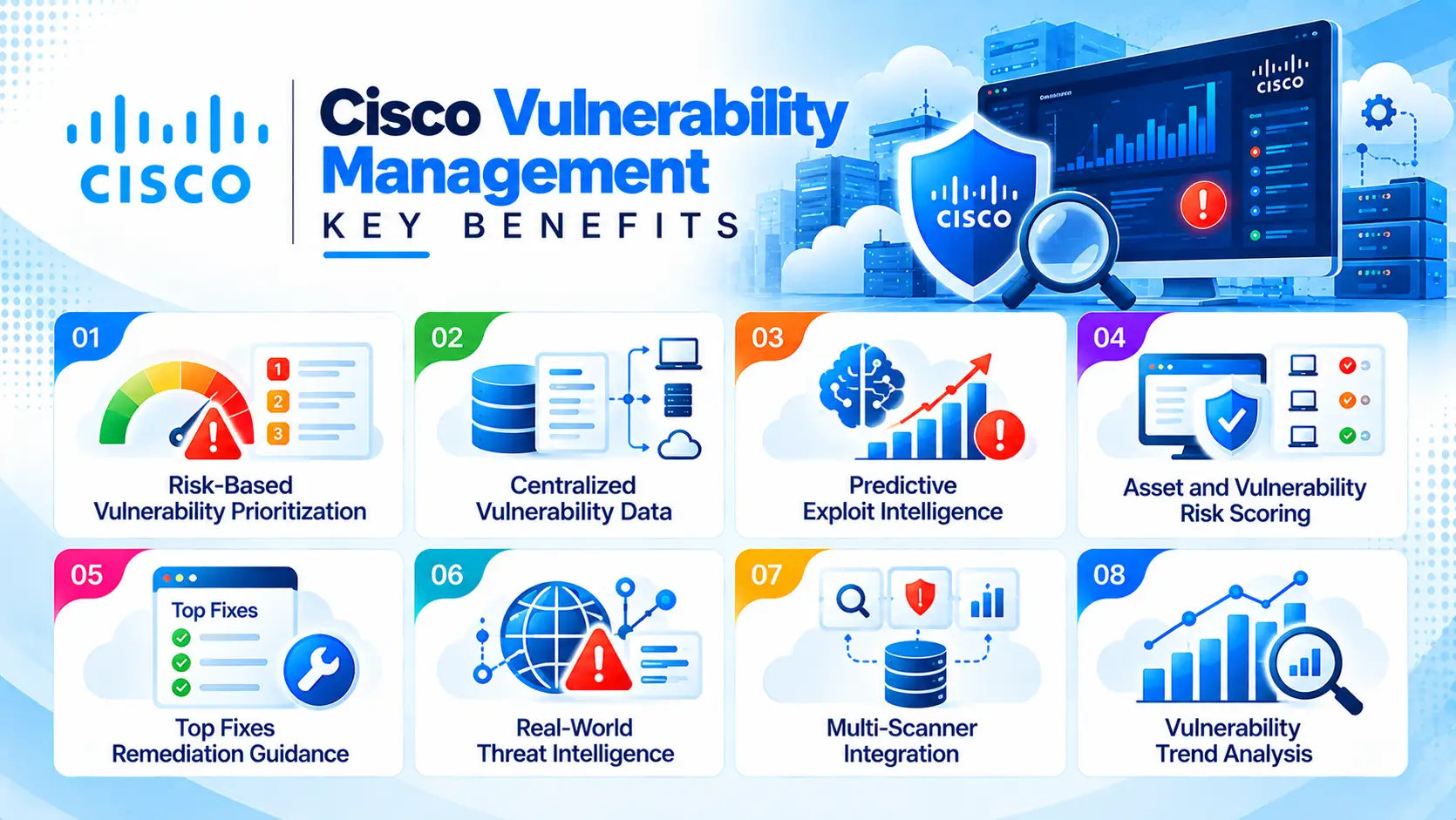 Cisco Vulnerability Management Benefits