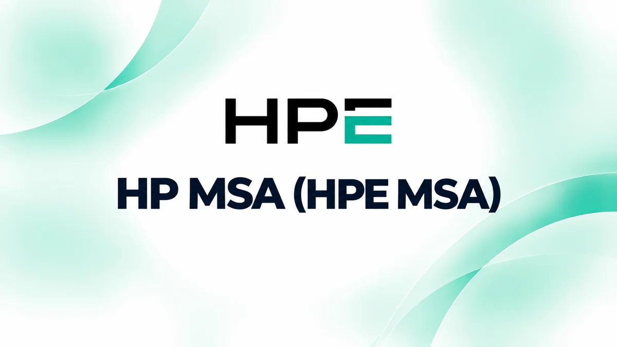 HPE MSA